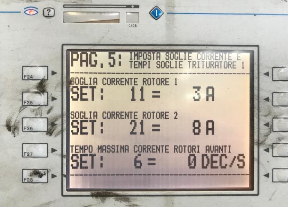 HMI prima del revamping